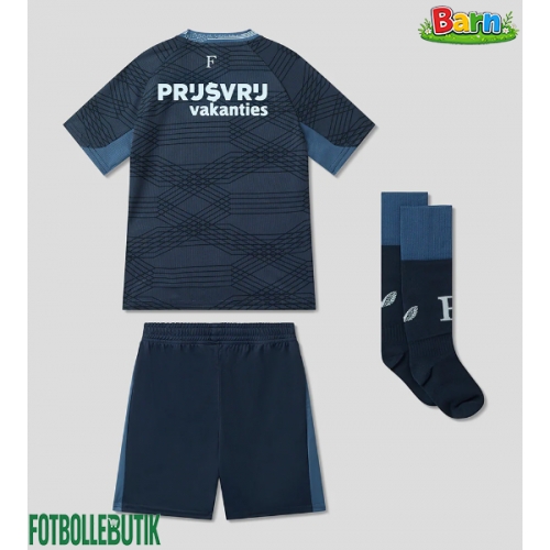 Feyenoord Bortaställ Barn 2025-26 Kortärmad (+ Korta byxor)